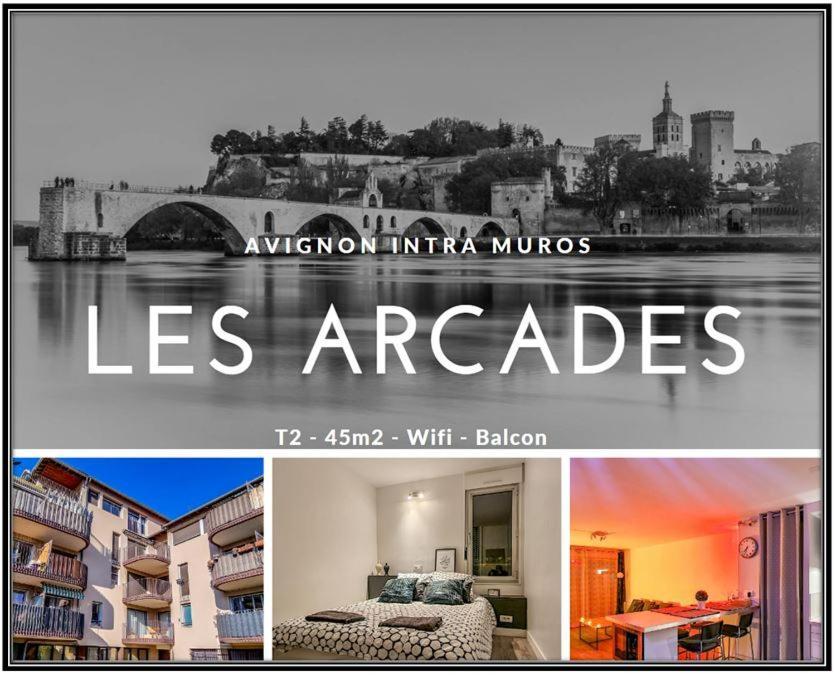 Les Arcades - Wifi - Intra Muros Of Avignon - Balcony - 45M2 Ngoại thất bức ảnh